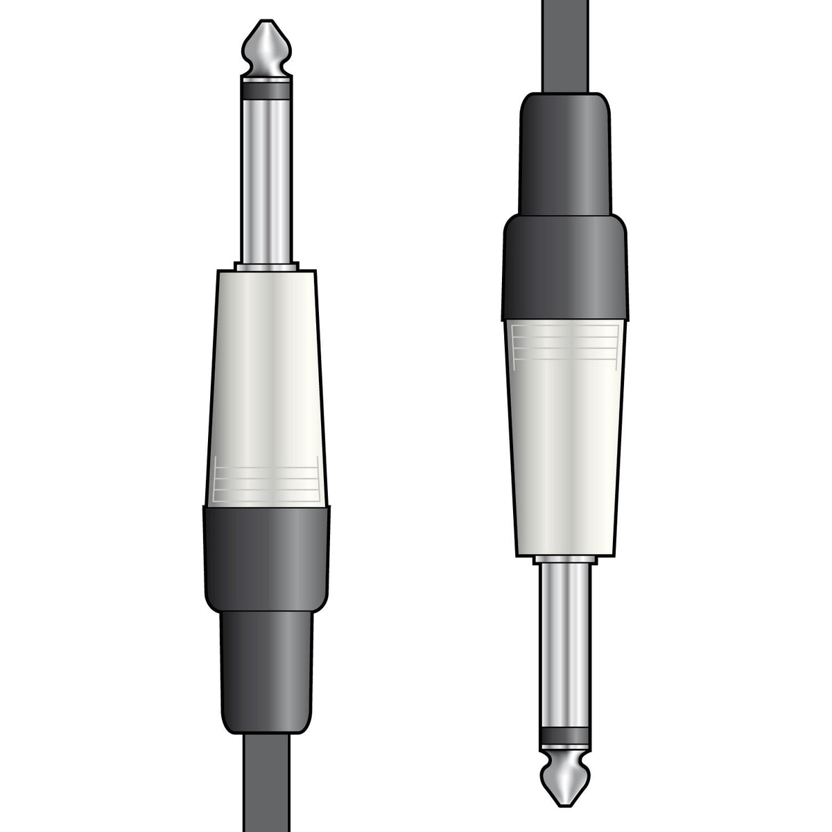Citronic 6.3mm Mono Jack to 6.3mm Mono Jack Guitar Audio Lead 1.5m