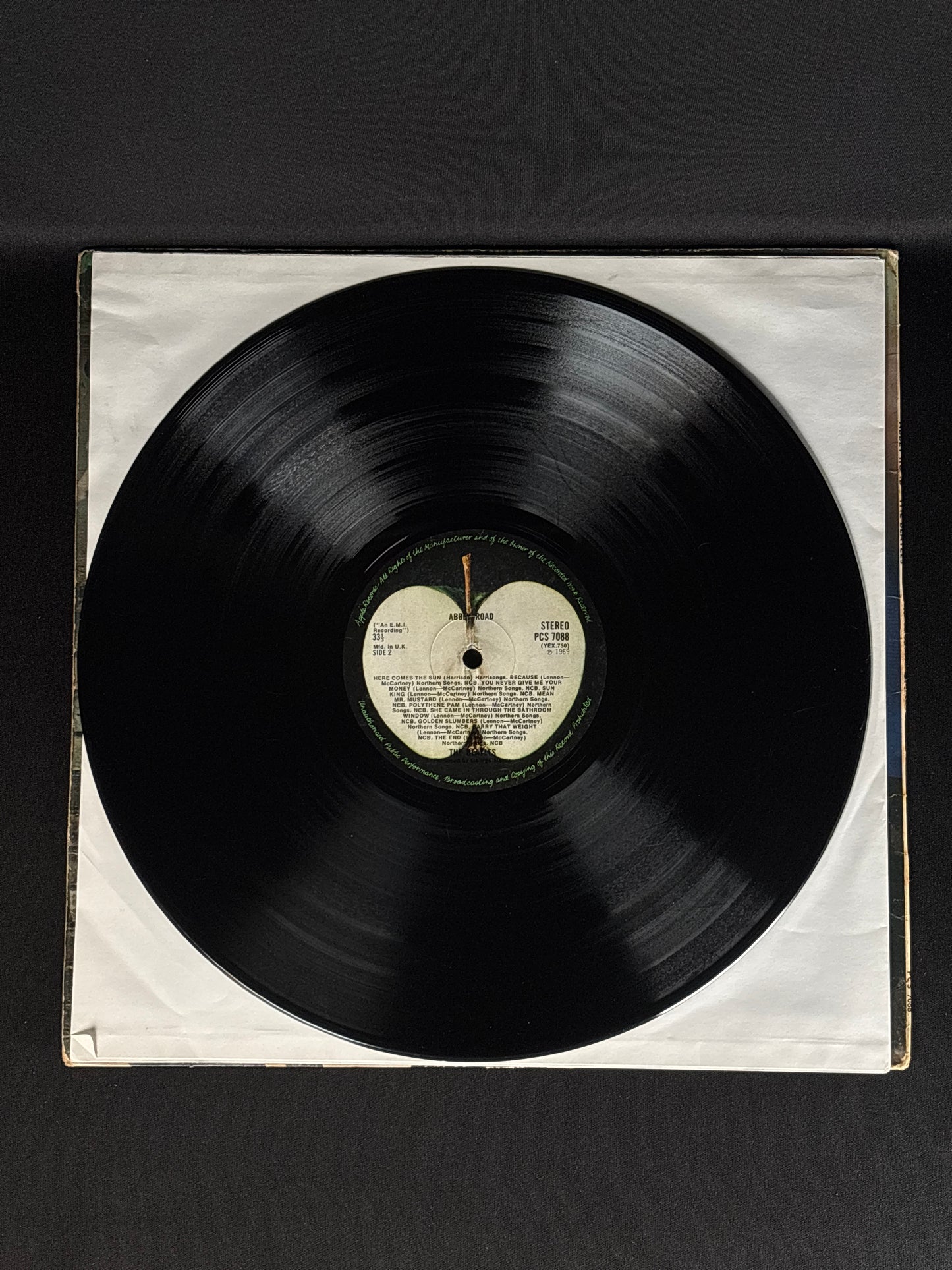 The Beatles Abbey Road 1969 UK LP Apple PCS 7088 YEX 750-1 1st Press VG+ Vinyl
