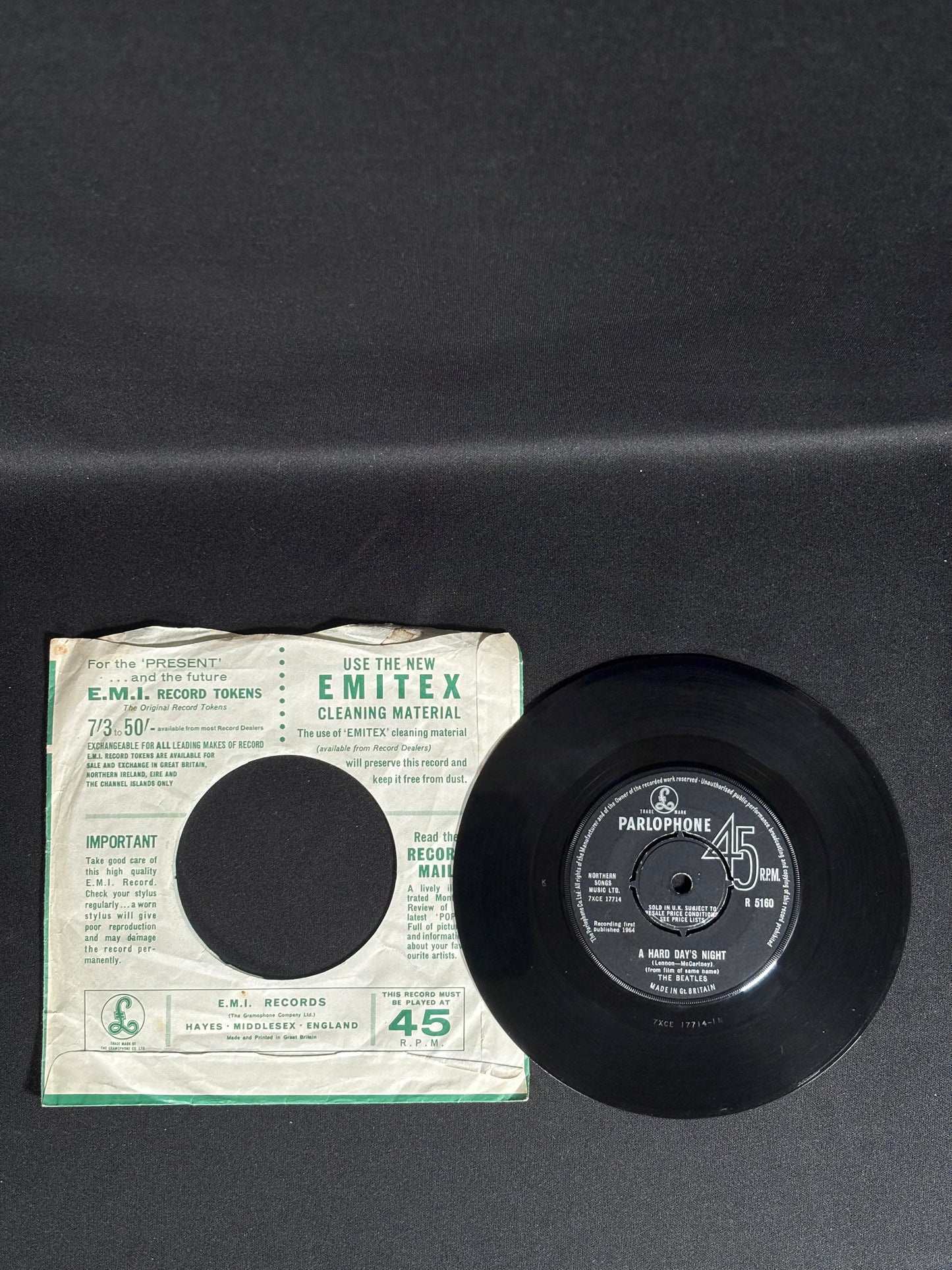 The Beatles Things We Said Today 1964 7” Single R5160 Parlophone VG Vinyl