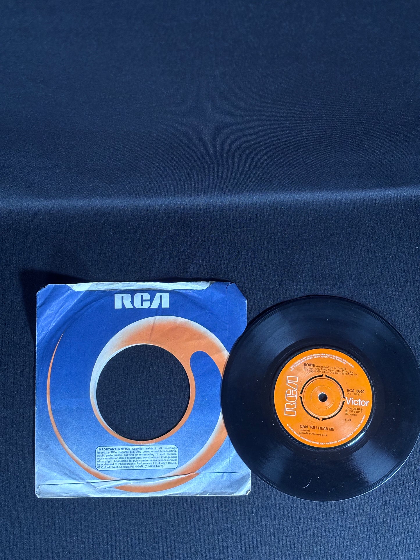 David Bowie Golden Years 1975 7” Single RCA 2640 VG Vinyl