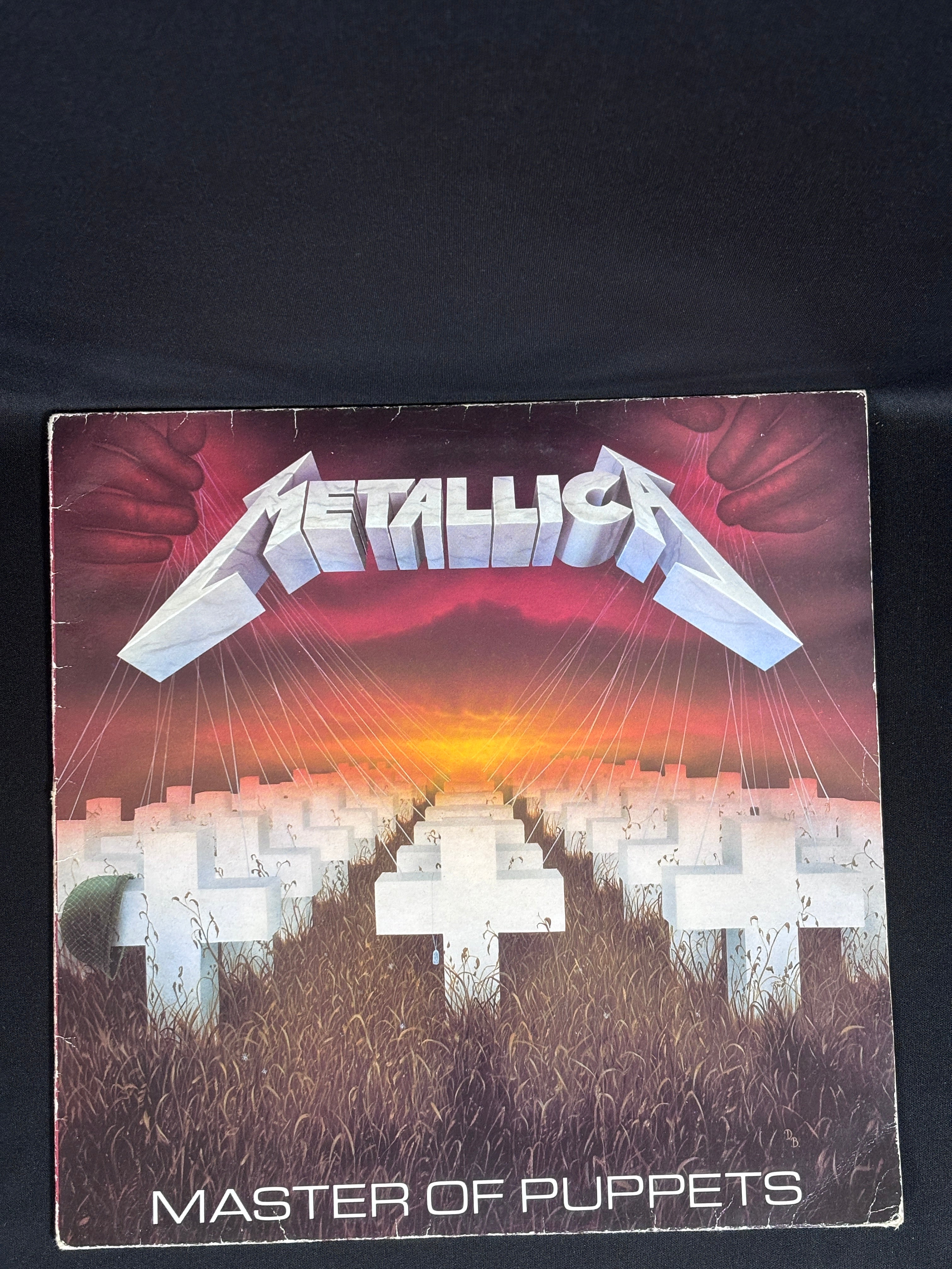 Metallica Master Of Puppets UK LP MFN 60 AA Music For Nations VG