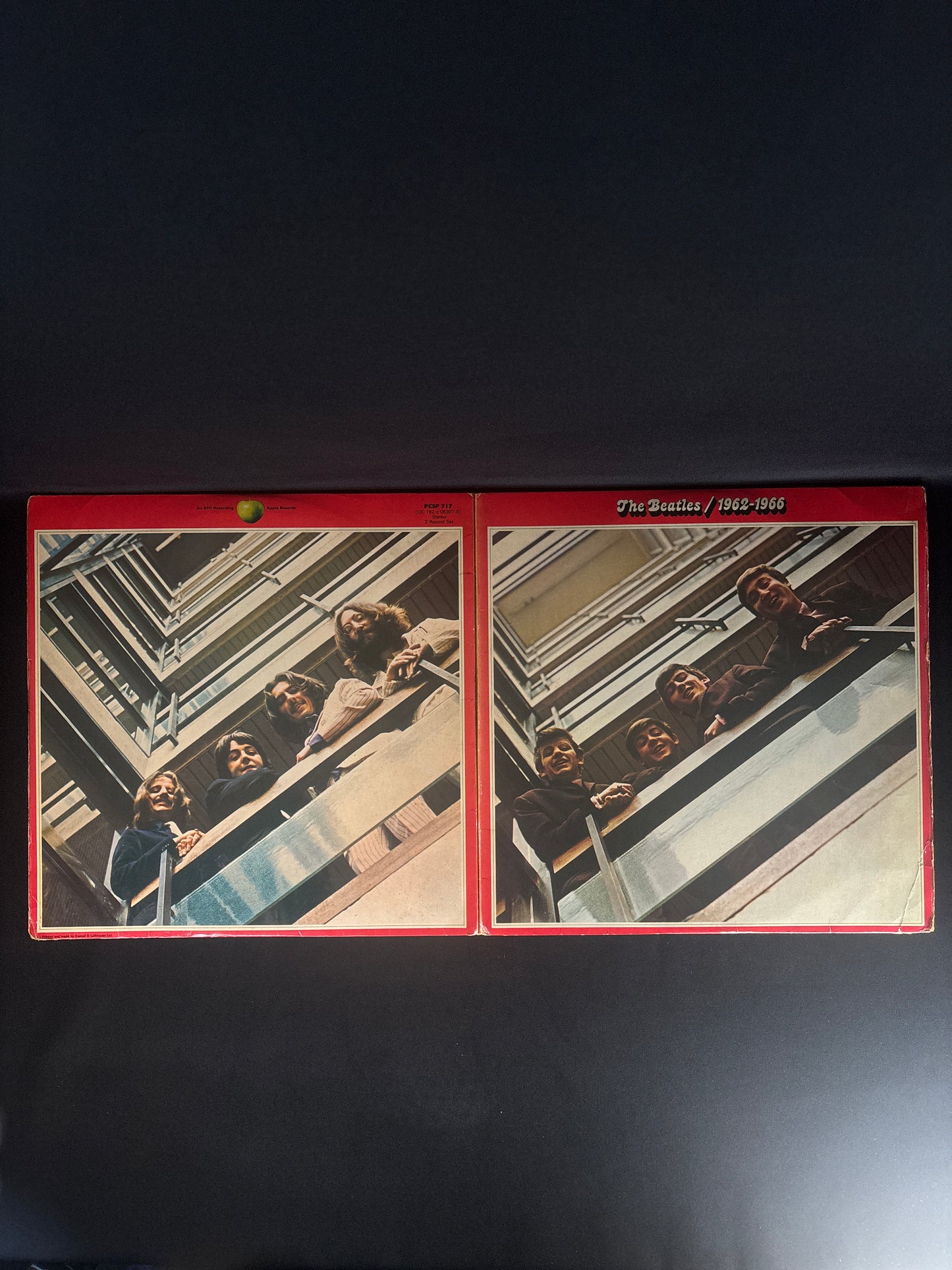The Beatles 1962–1966 1973 UK 2LP Apple PCSP 717 YEX 906-1 Early Press VG+ Vinyl