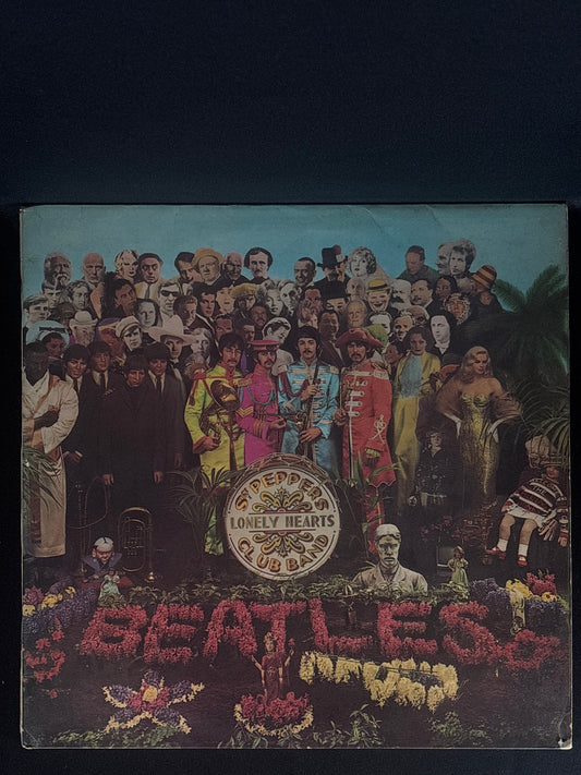 The Beatles Sgt Pepper’s Lonely Hearts Club Band 1967 UK LP Parlophone PMC 7027 XEX 637-1 Original Press VG+ Complete