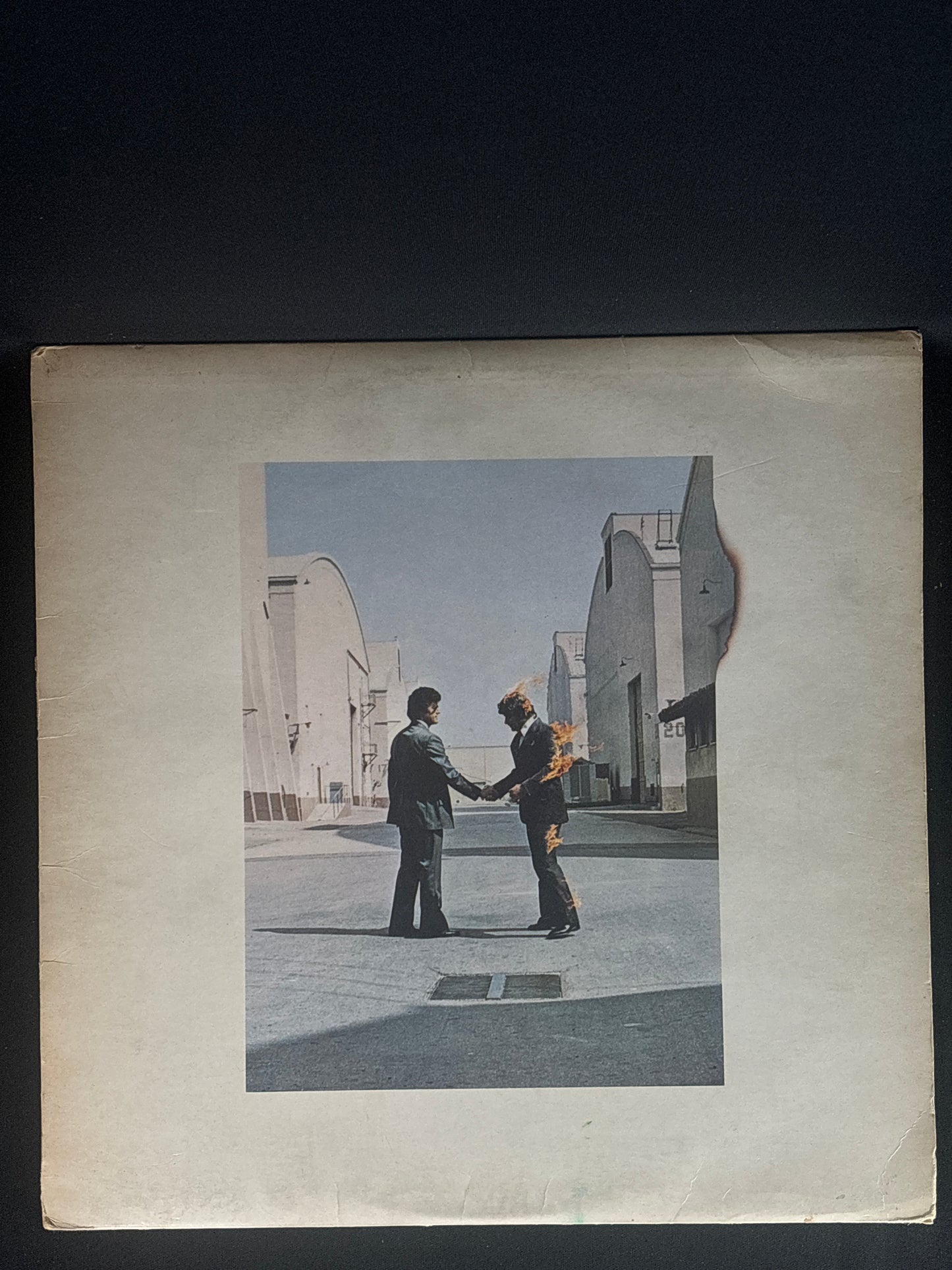 Pink Floyd Wish You Were Here 1975 UK LP Harvest SHVL 814 A-1 Early Press VG+ Vinyl
