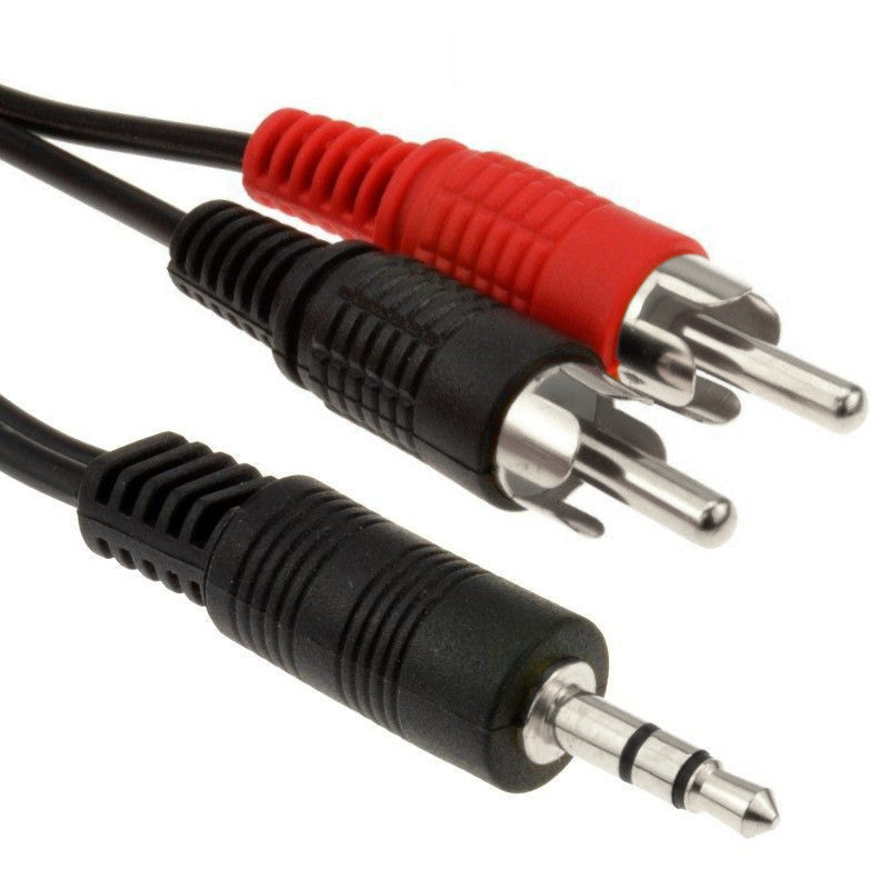 The Electronics Hub 3.5mm Stereo Jack to Twin RCA Phono Cable