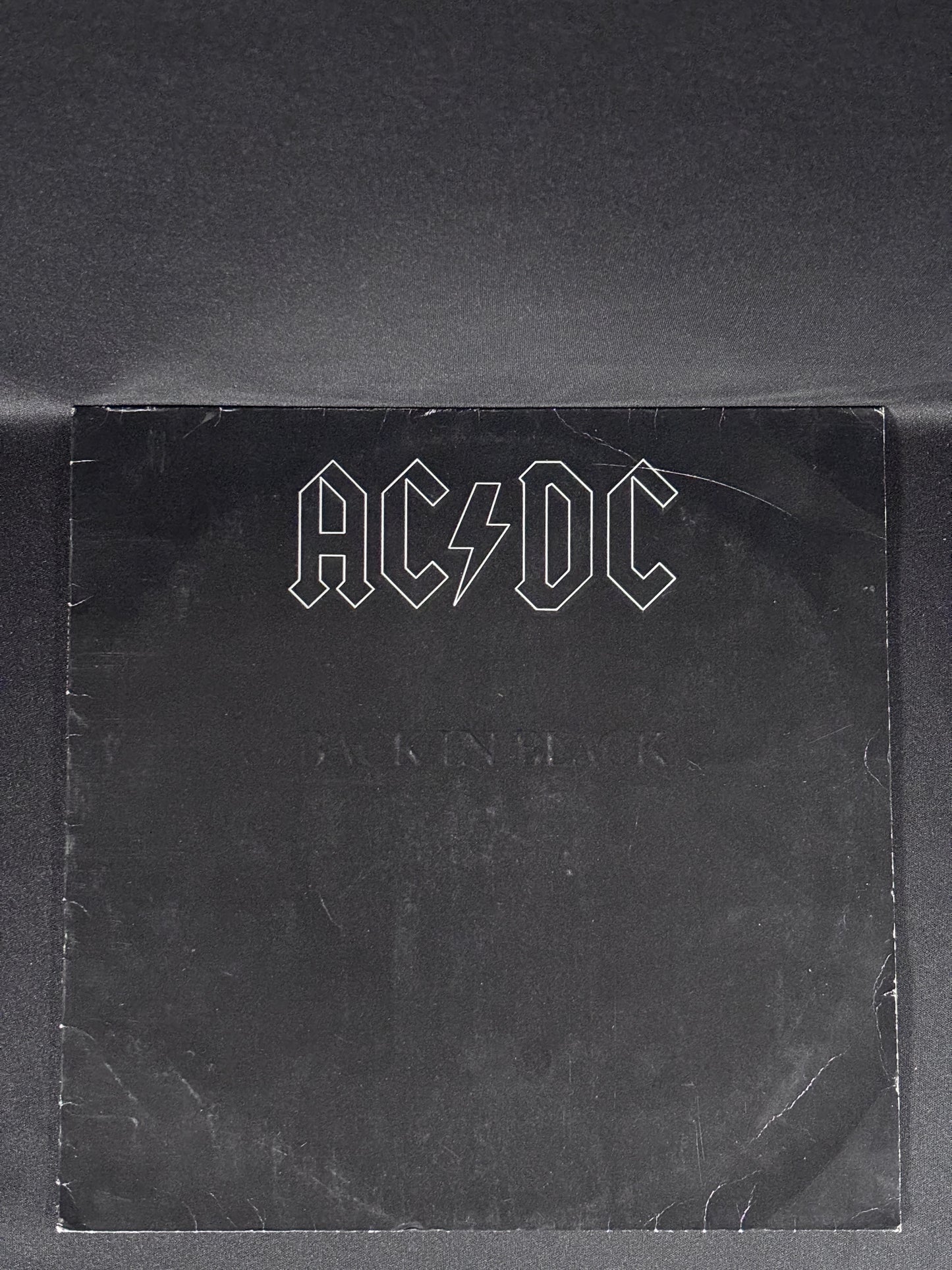 ACDC Back In Black 1980 LP K50735 Atlantic VG+ Vinyl