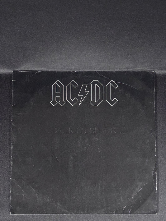 ACDC Back In Black 1980 LP K50735 Atlantic VG+ Vinyl