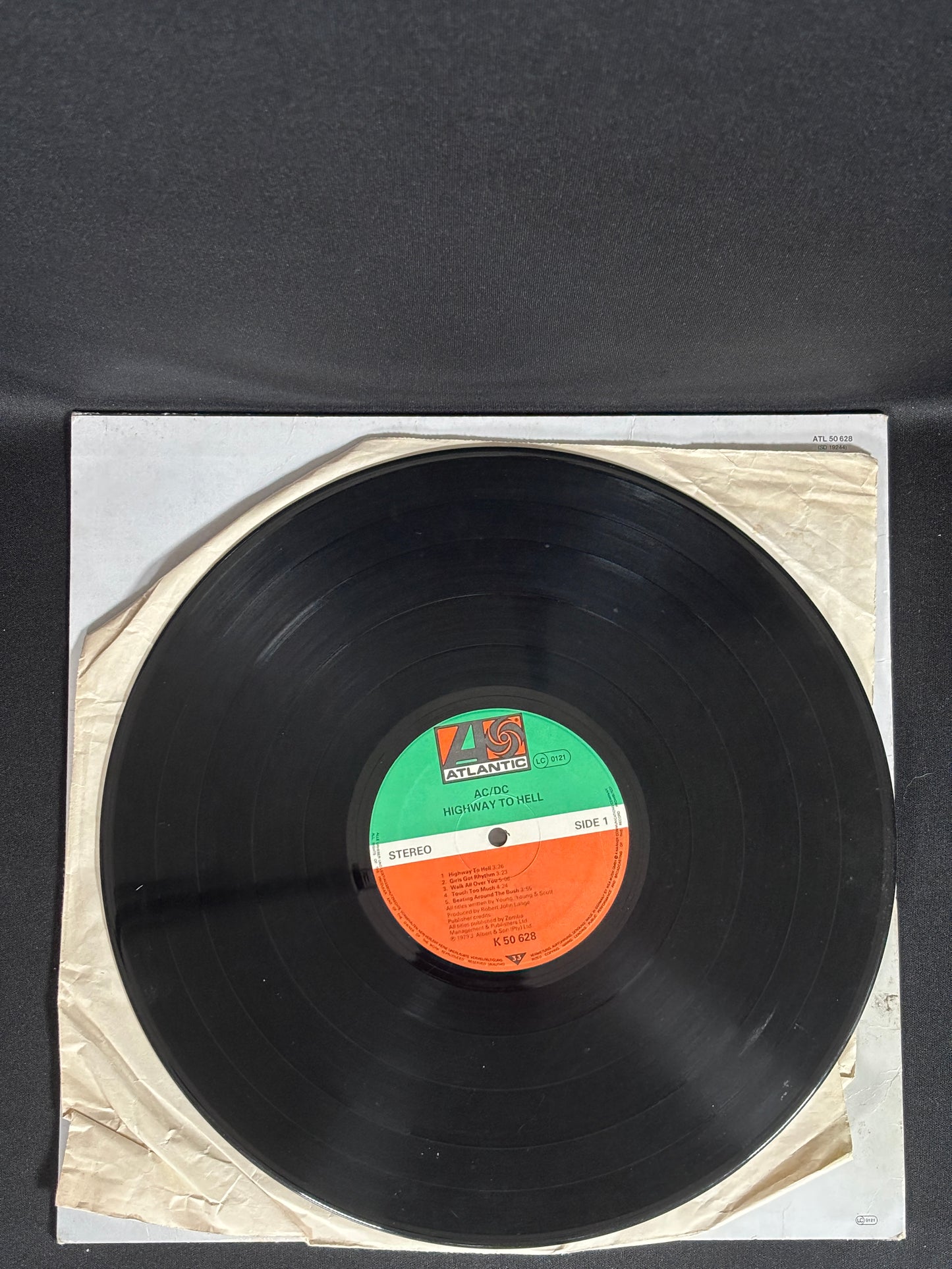 ACDC Highway To Hell 1979 UK LP K50628 A2 Bon Scott VG