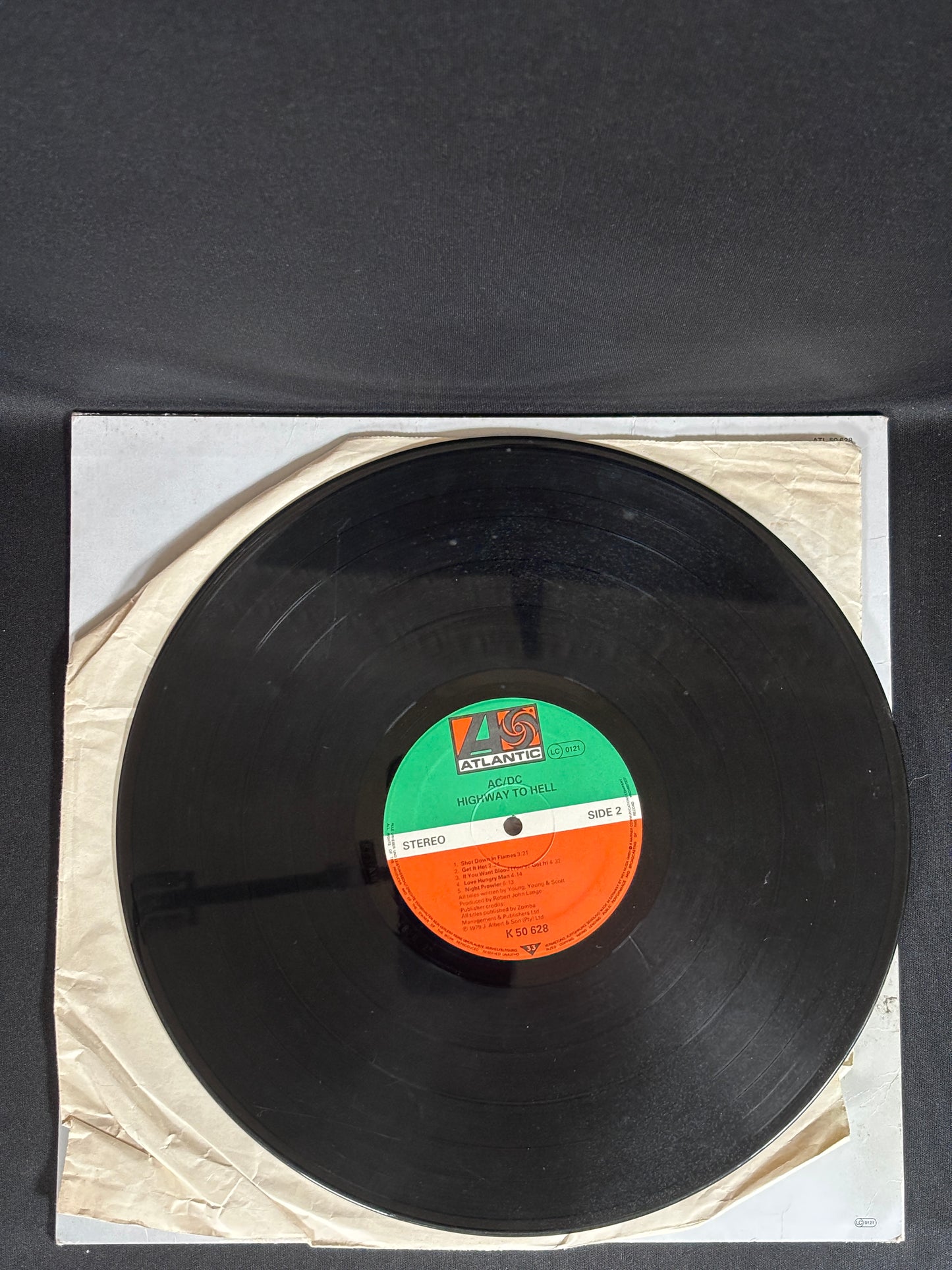 ACDC Highway To Hell 1979 UK LP K50628 A2 Bon Scott VG