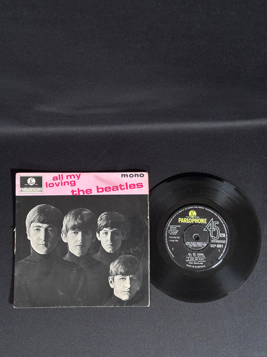 The Beatles All My Loving 1963 EP GEP8891 Parlophone 1N Mono VG Vinyl