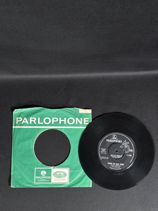 The Beatles Things We Said Today 1964 7” Single R5160 Parlophone VG Vinyl