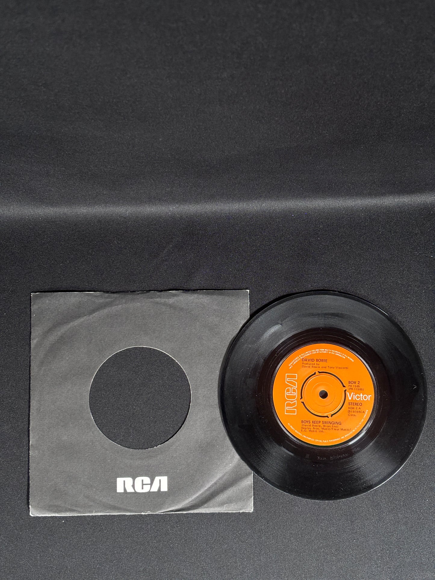 David Bowie Boys Keep Swinging 1979 7” Single BOW 2 RCA VG Vinyl