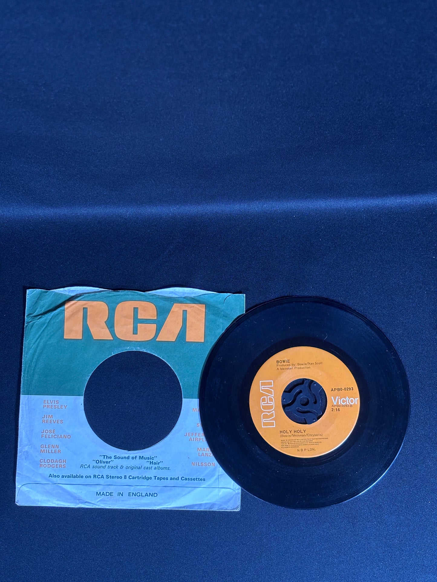 David Bowie Diamond Dogs 1974 7” Single RCA APBO-0293 VG Vinyl
