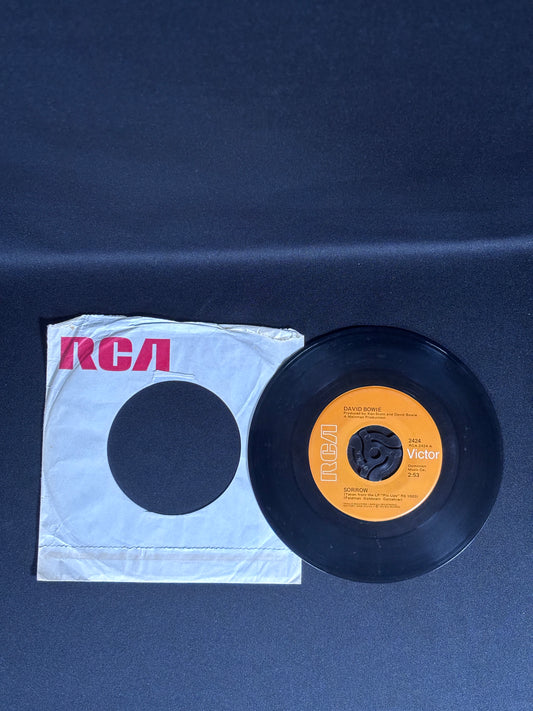 David Bowie Sorrow 1973 7” Single RCA 2424 VG Vinyl