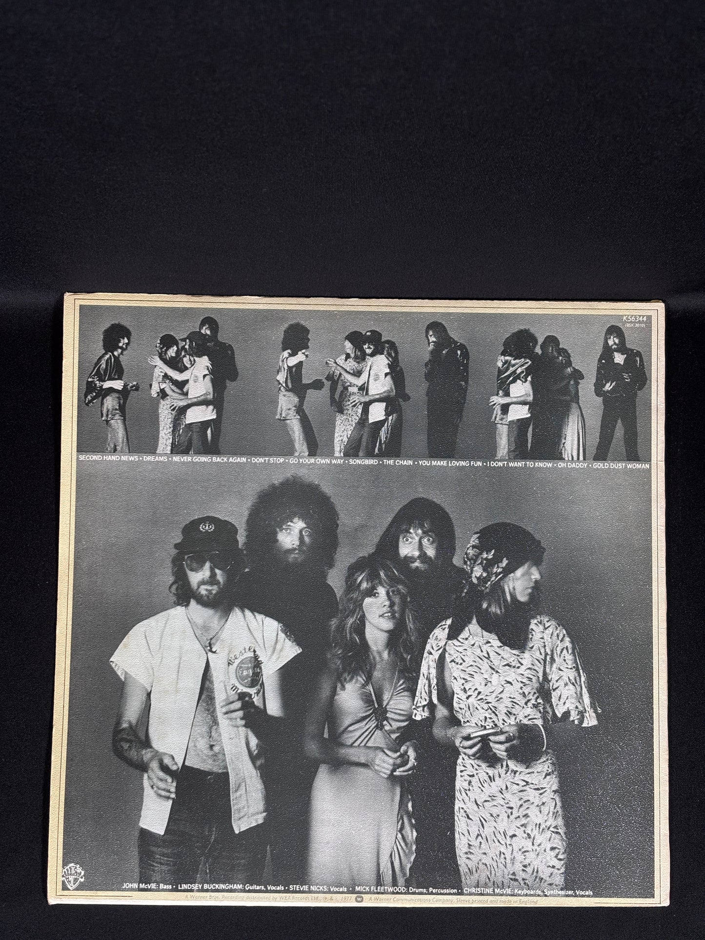 Fleetwood Mac Rumours 1977 UK LP Warner K56344 AA VG+ Classic Copy