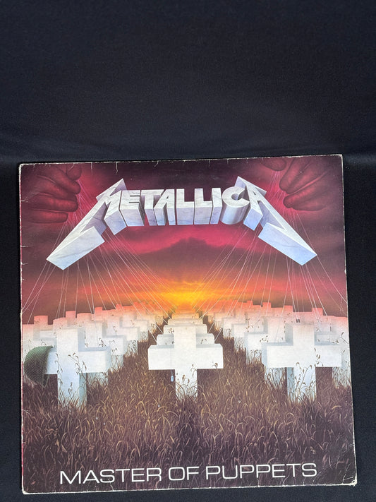 Metallica Master Of Puppets UK LP MFN 60 AA Music For Nations VG Classic Metal