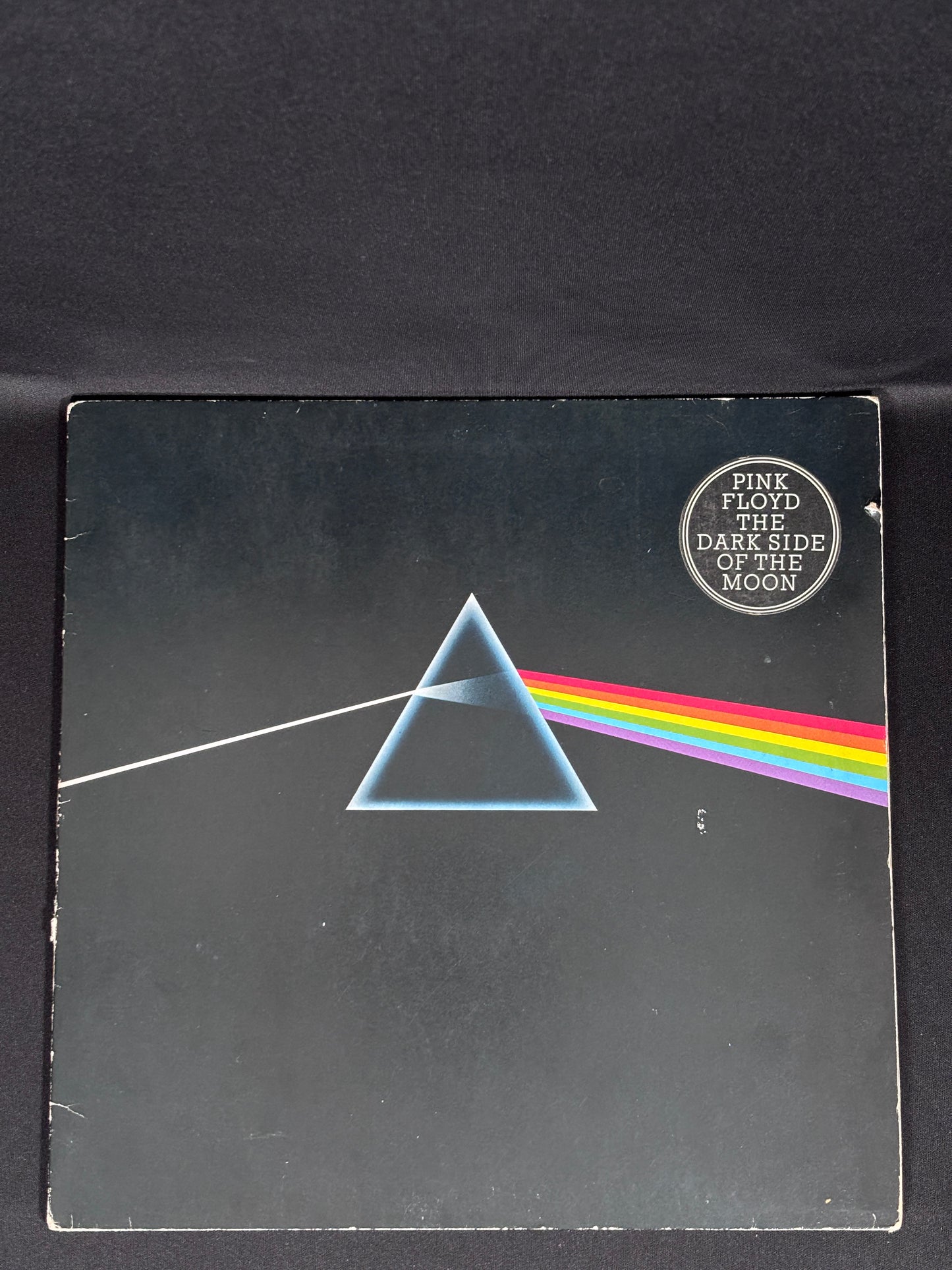 Pink Floyd Dark Side Of The Moon 1973 UK LP SHVL804 A-3 Blue Triangle VG