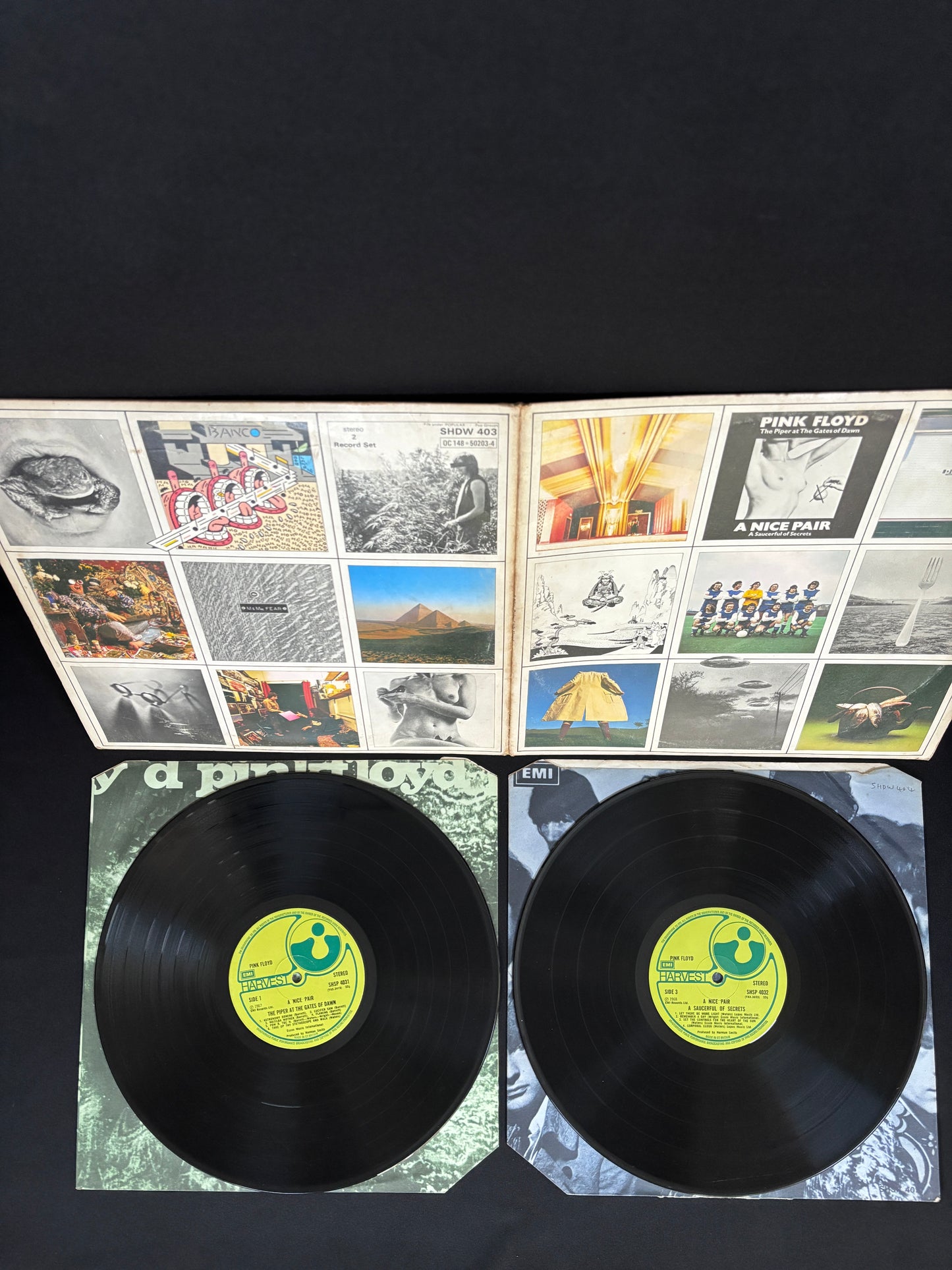 Pink Floyd A Nice Pair 1973 UK 2LP Harvest YAX3420-1 Gatefold VG+ Vinyl VG Sleeve